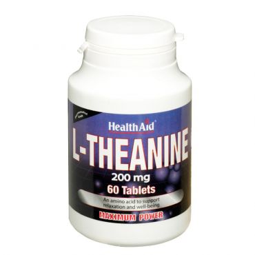 Health Aid L-Theanine 200mg 60tabs - Συμπληρώματα Διατροφής στο Pharmeden.gr