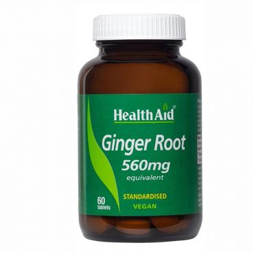 Health Aid Ginger Root 560mg 60 tabs - Συμπληρώματα Διατροφής στο Pharmeden.gr