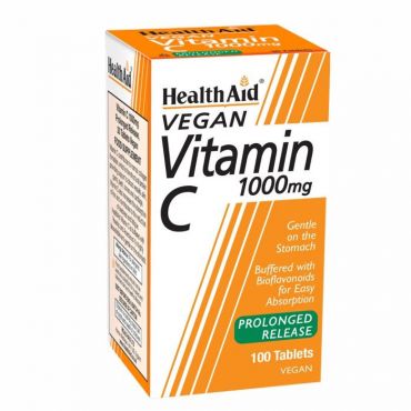 Health Aid Vitamin C 1000mg 100 tabs - Βιταμίνες στο Pharmeden.gr