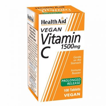 Health Aid Vitamin C 1500mg 100 tabs - Βιταμίνες στο Pharmeden.gr