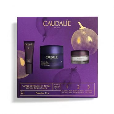 Caudalie Premier Cru Gift Set με The Rich Cream 50ml & ΔΩΡΟ The Eye Cream 5ml & The Cream 15ml - Πρόσωπο στο Pharmeden.gr
