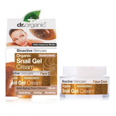 Dr. Organic Snail Gel Face Cream 50ml - Πρόσωπο στο Pharmeden.gr