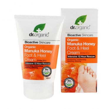 Dr. Organic  Manuka Honey Foot and Heel Cream 125ml - Σώμα στο Pharmeden.gr