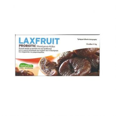 Fadopharm Laxfruit Probiotic Μασώμενοι Κύβοι 10 κύβοι x 12gr - Συμπληρώματα Διατροφής στο Pharmeden.gr