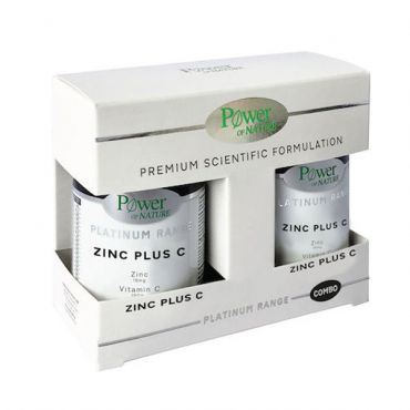 Power Health Power of Nature Platinum Range Zinc Plus C 2x30 tabs - Συμπληρώματα Διατροφής στο Pharmeden.gr