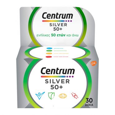 Centrum Select 50+ Συμπλήρωμα Διατροφής από A-Zinc 30 tabs - Συμπληρώματα Διατροφής στο Pharmeden.gr