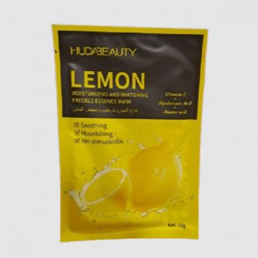 Huda Beauty Lemon Moisturizing and Whitening Freckle Essense Mask 30gr - Πρόσωπο στο Pharmeden.gr