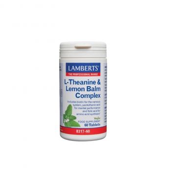 Lamberts Theanine & Lemon Balm Complex 60 tabs - Συμπληρώματα στο Pharmeden.gr