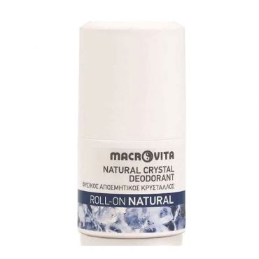 Macrovita Natural Crystal Deodorant Roll On Natural 50ml - Υγιεινή στο Pharmeden.gr