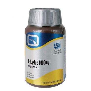 Quest L-Lysine 1000mg 45 tabs - Συμπληρώματα Διατροφής στο Pharmeden.gr
