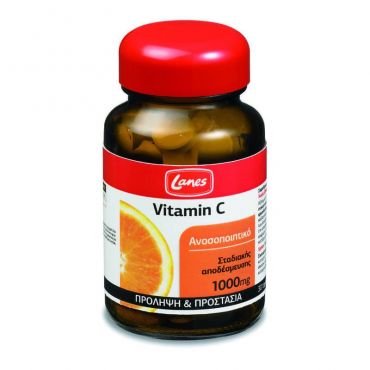 Lanes Vitamin C 1000mg 30 tabs - Βιταμίνες στο Pharmeden.gr