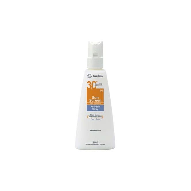Frezyderm Sunscreen Spray Anti-Seb SPF 30 150ml - Αντηλιακά στο Pharmeden.gr