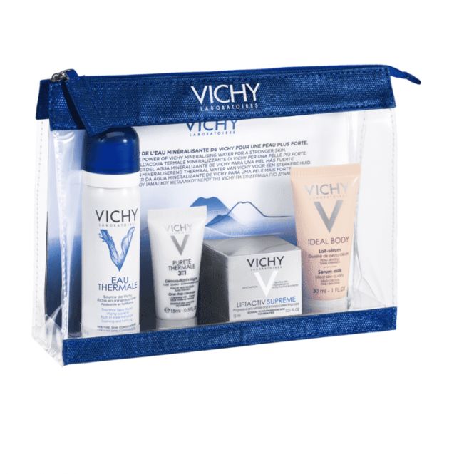 Vichy Liftactiv Supreme Normal to Combination Skin Μini Pouch Promo Kit 4τμχ - Πρόσωπο στο Pharmeden.gr