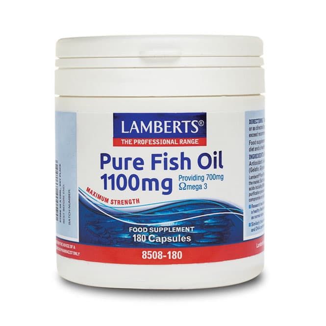 Lamberts Pure Fish Oil 1100mg (EPA) (Ω3) 180 caps - Συμπληρώματα στο Pharmeden.gr