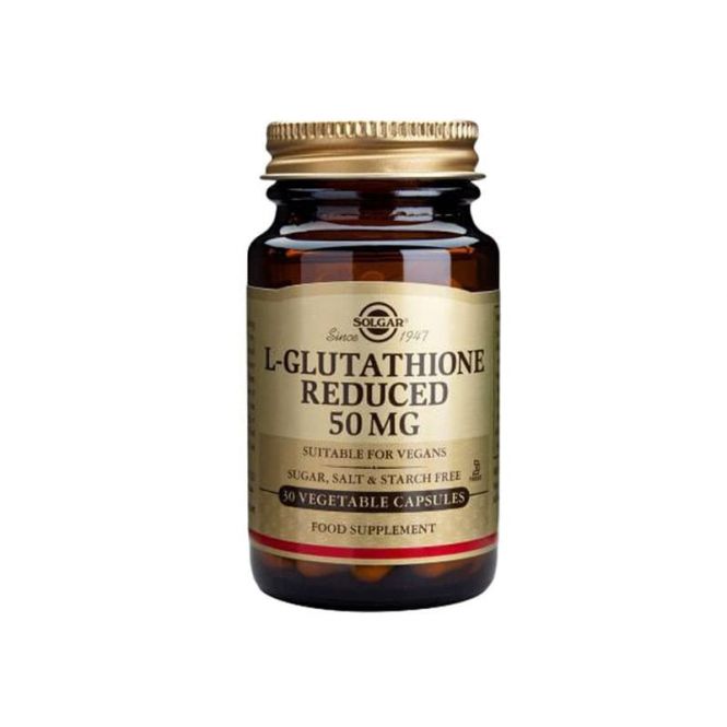 Solgar L-Glutathione 50mg 30 Φυτικες Καψουλες - Συμπληρώματα Διατροφής στο Pharmeden.gr