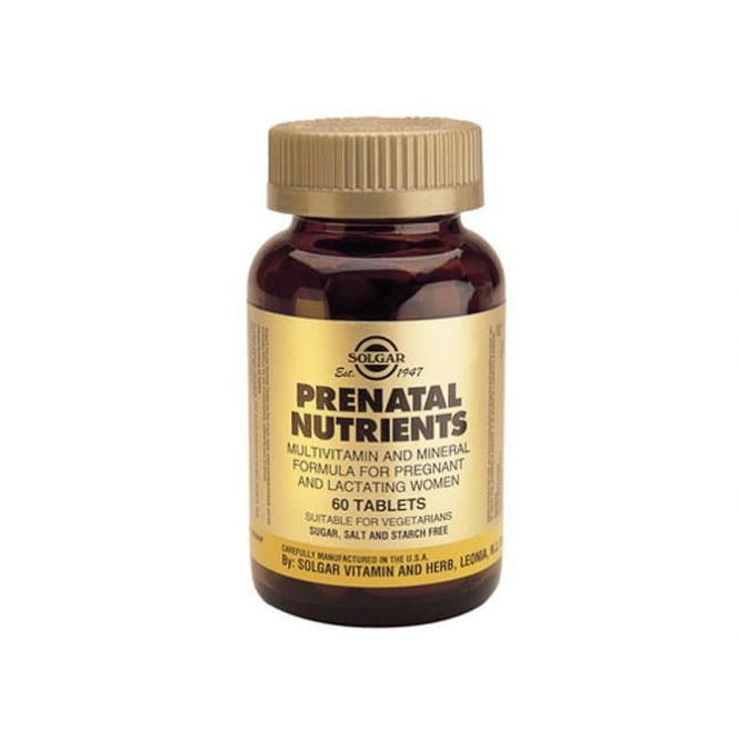 Solgar Prenatal Nutrients 120 tabs - Βιταμίνες στο Pharmeden.gr