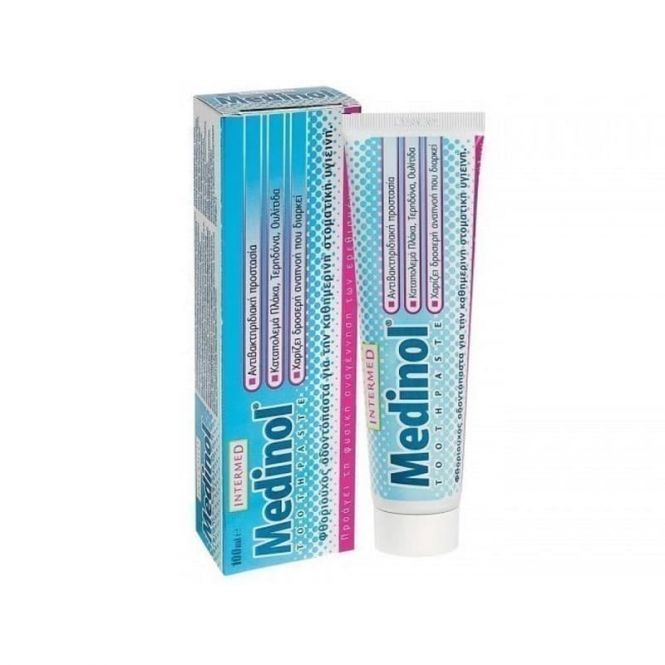 Intermed Medinol Toothpaste Οδοντόκρεμα 100ml - Στοματική Υγιεινή στο Pharmeden.gr