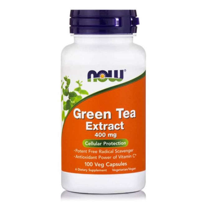 Now Foods EGCg Green Tea Extract 400 mg (50% ECGg, 98% Polyphenols) 90 Vcaps - Συμπληρώματα Διατροφής στο Pharmeden.gr
