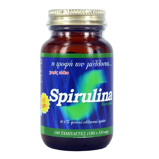 Ελληνική Σπιρουλίνα Bio Spirulina 334mg 180 tabs - Συμπληρώματα Διατροφής στο Pharmeden.gr