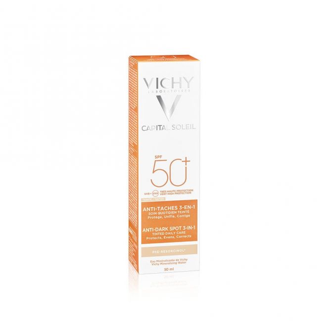 Vichy Ideal Soleil Spf50 Tinted Antispot Face Cream 50ml - Αντηλιακά στο Pharmeden.gr