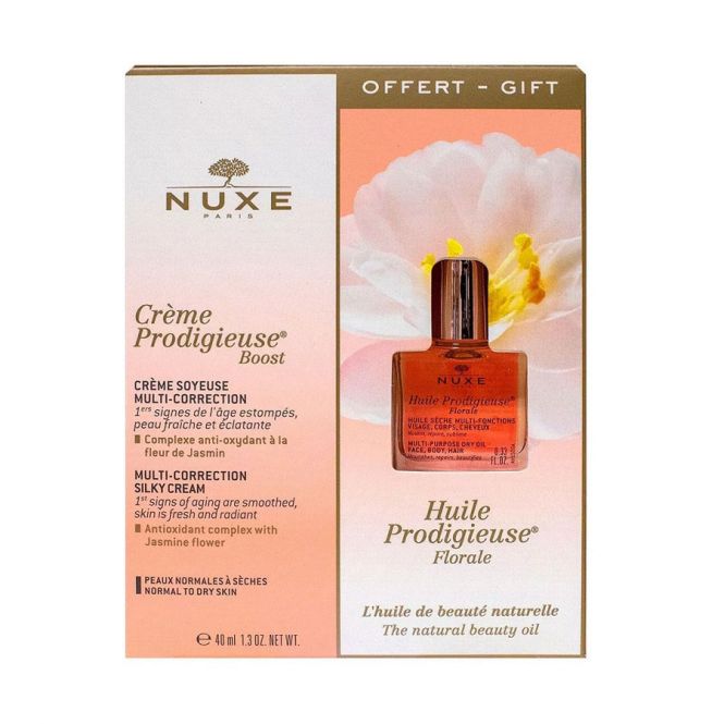 Nuxe Prodigieuse Boost Silky Cream 40ml & ΔΩΡΟ Huile Prodigieuse Floral 10ml -  στο Pharmeden.gr