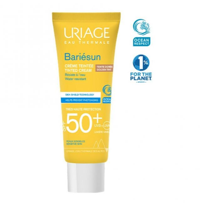 Uriage Bariesun SPF50+ Tinted Cream Golden Tint 50ml - Αντηλιακά στο Pharmeden.gr
