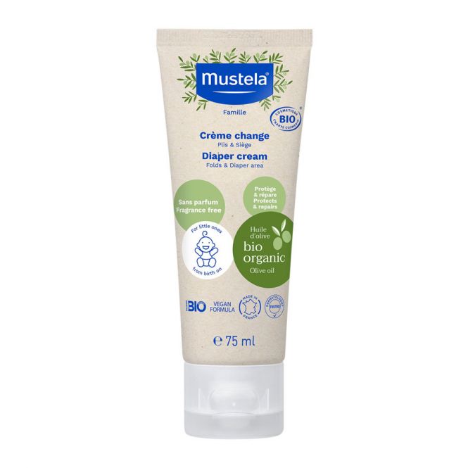 Mustela Organic Certified Diaper Cream 75ml - Βρέφη στο Pharmeden.gr