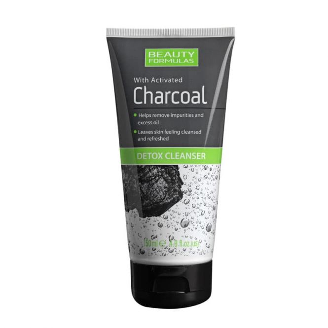 Beauty Formulas Activated Charcoal Detox Cleanser 150ml - Πρόσωπο στο Pharmeden.gr