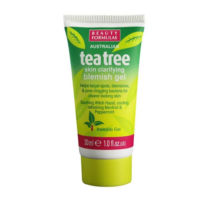 Beauty Formulas Tea Tree Skin Clarifying Blemish Gel Καθαρισμού Προσώπου 30ml - Πρόσωπο στο Pharmeden.gr